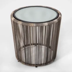 Latigo 3pc Rattan Patio Chat Set, Outdoor Furniture Set - Gray/Brown - Opalhouse™ -Opalhouse GUEST 0e1f3ee5 e7b4 4d67 8e86 0f57299f2786