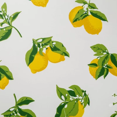 Lemons Peel & Stick Wallpaper Yellow - Opalhouse™: Cute Removable Vinyl, Repositionable, Stain-Resistant, Washable 2 Lemons Peel & Stick Wallpaper Yellow - Opalhouse™: Cute Removable Vinyl, Repositionable, Stain-Resistant, Washable - Image 2