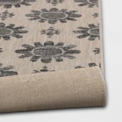Dark Daisy Outdoor Rug Black - Opalhouse™ 6 Dark Daisy Outdoor Rug Black - Opalhouse™ -Opalhouse GUEST 2361835e c528 4e8b a801 5b5e7b52de57