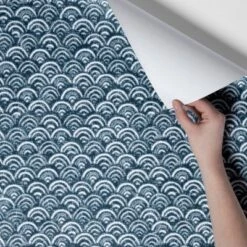 Rainbow Scallops Peel & Stick Wallpaper Blue/White - Opalhouse™: Removable, Temporary, Vinyl, Kitchen Decor 6 Rainbow Scallops Peel & Stick Wallpaper Blue/White - Opalhouse™: Removable, Temporary, Vinyl, Kitchen Decor -Opalhouse GUEST 3af62757 ea00 4808 8f1a 615ed0efa509