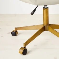 Mahonia Faux Leather Office Chair Cream/Aged Brass - Opalhouse™ Designed With Jungalow™ 10 Mahonia Faux Leather Office Chair Cream/Aged Brass - Opalhouse™ Designed With Jungalow™ -Opalhouse GUEST 54b73936 5a21 4274 b154 b09db58cca94