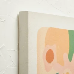 24" X 30" Floral Abstract Unframed Wall Canvas Green - Opalhouse™ Designed With Jungalow™ -Opalhouse GUEST 70110300 7038 41c0 9de3 a6493a0e0e55