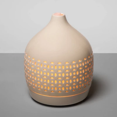 300ml Cutout Ceramic Color Changing Oil Diffuser White - Opalhouse™ 3 300ml Cutout Ceramic Color Changing Oil Diffuser White - Opalhouse™ - Image 3