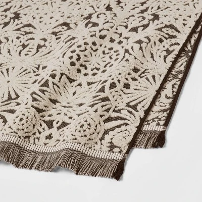 Allover Pattern Towels Black/White - Opalhouse 3 Allover Pattern Towels Black/White - Opalhouse - Image 3