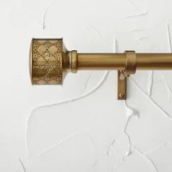 Pierced Drum Curtain Rod Brass - Opalhouse™ Designed With Jungalow™ 5 Pierced Drum Curtain Rod Brass - Opalhouse™ Designed With Jungalow™ -Opalhouse GUEST 99799094 1591 4a14 8c22 897f62e39ab5