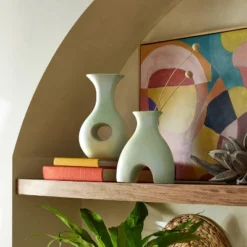 10" Ceramic Vase - Opalhouse⢠Designed With Jungalowā¢