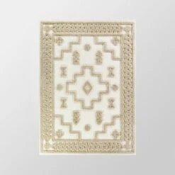 Outdoor Rug Tufted Geo Cream - Opalhouse™ -Opalhouse GUEST a7e5d6af 4855 4790 9c68 5d585cfbfbb6