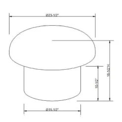 Maddalena Mushroom Stool - Opalhouse™ Designed With Jungalow™ 9 Maddalena Mushroom Stool - Opalhouse™ Designed With Jungalow™ -Opalhouse GUEST c2878331 038a 4ac5 ad14 266eb978ce44