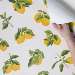 Lemons Peel & Stick Wallpaper Yellow - Opalhouse™: Cute Removable Vinyl, Repositionable, Stain-Resistant, Washable 6 Lemons Peel & Stick Wallpaper Yellow - Opalhouse™: Cute Removable Vinyl, Repositionable, Stain-Resistant, Washable -Opalhouse GUEST e002afd5 ac8d 40bb 9c35 163adb0794e7