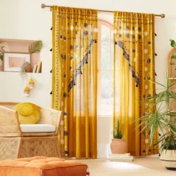Opalhouse 47 Pierced Drum Curtain Rod Brass - Opalhouseâ„¢ Designed With Jungalowâ„¢